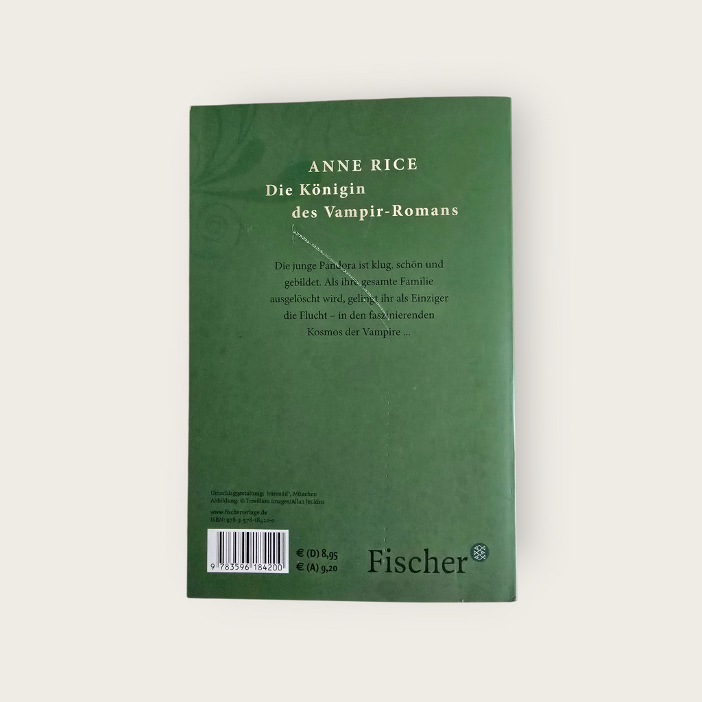 Buch Die Herrin des Schattenreichs  A. Rice (2008)