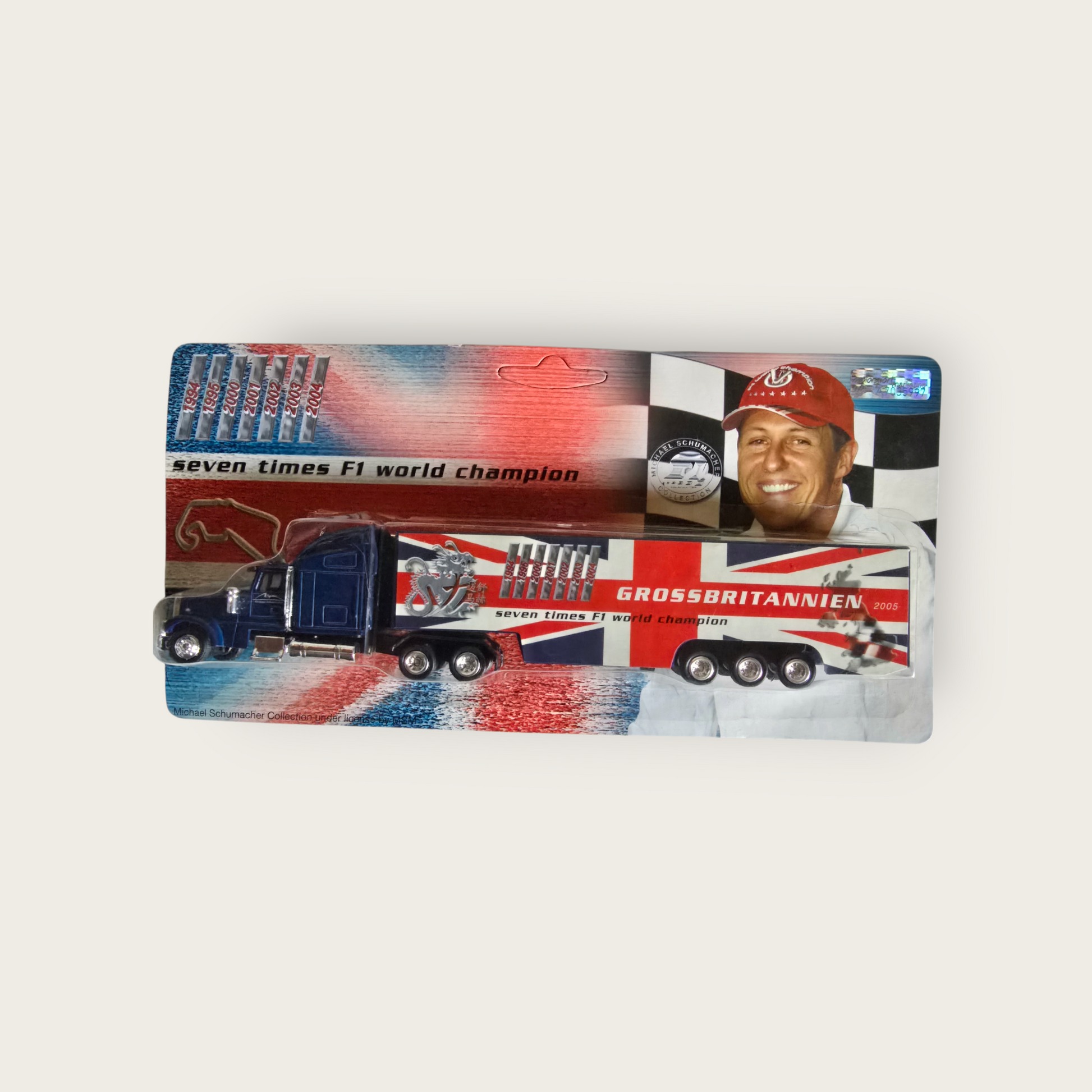 Mini Truck Michael Schumacher Collection Grossbritannien OVP