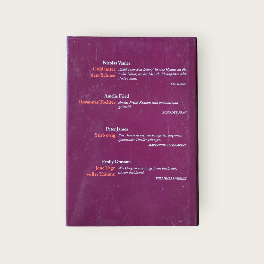 READER`S DIGEST Auswahlbücher  Gold unter dem Schnee/ Rosannas Tochter/ Stirb ewig/Jene Tage ...