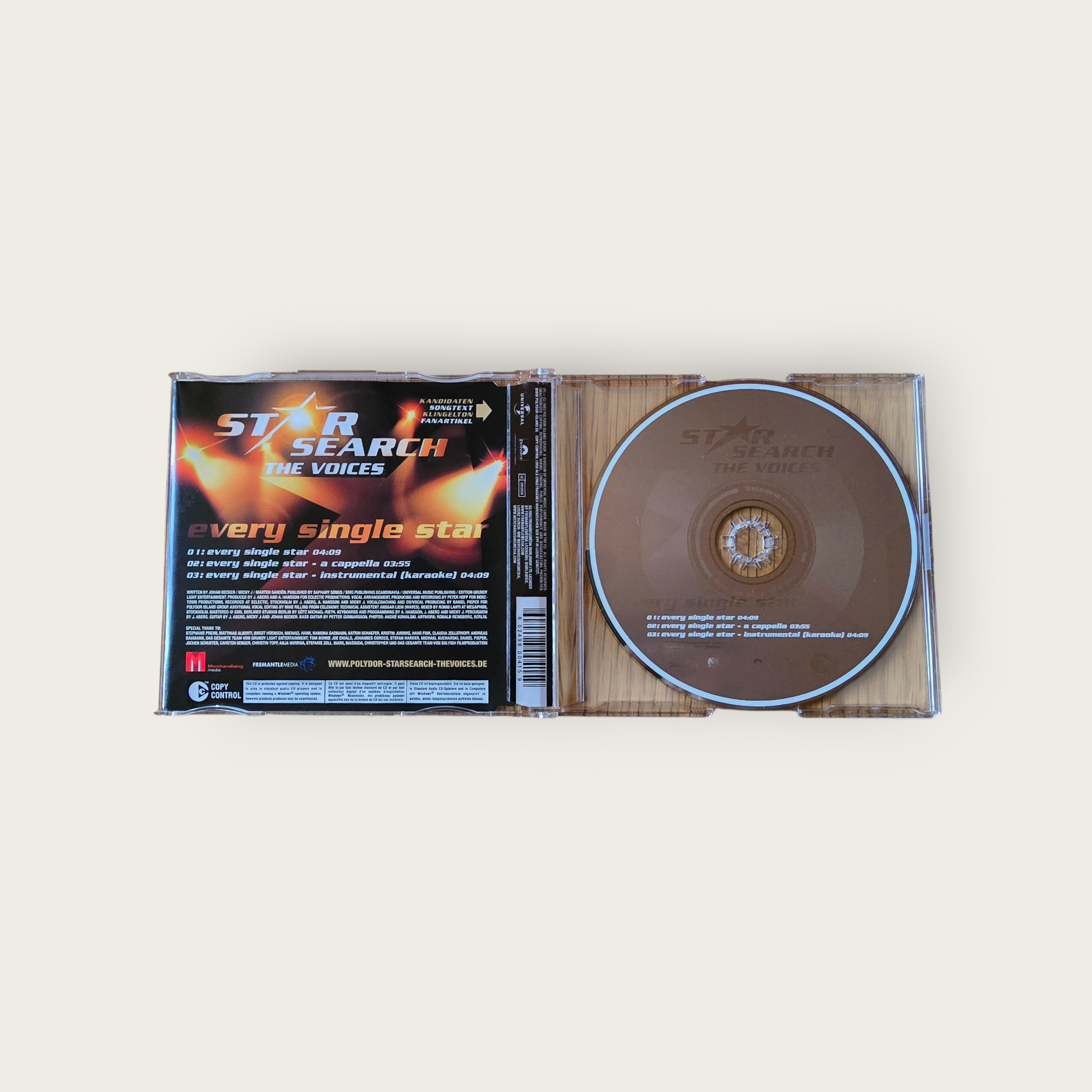 Star Search the Voices mit Every Single Star Maxi-CD Single-CD, Castingshow