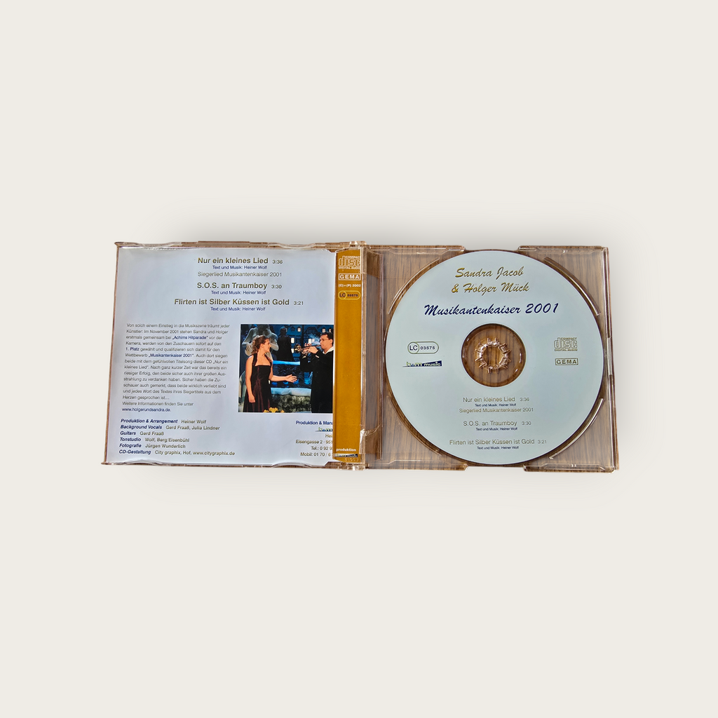 CD Maxi Nur ein kleines Lied Jacob/Mück 2001