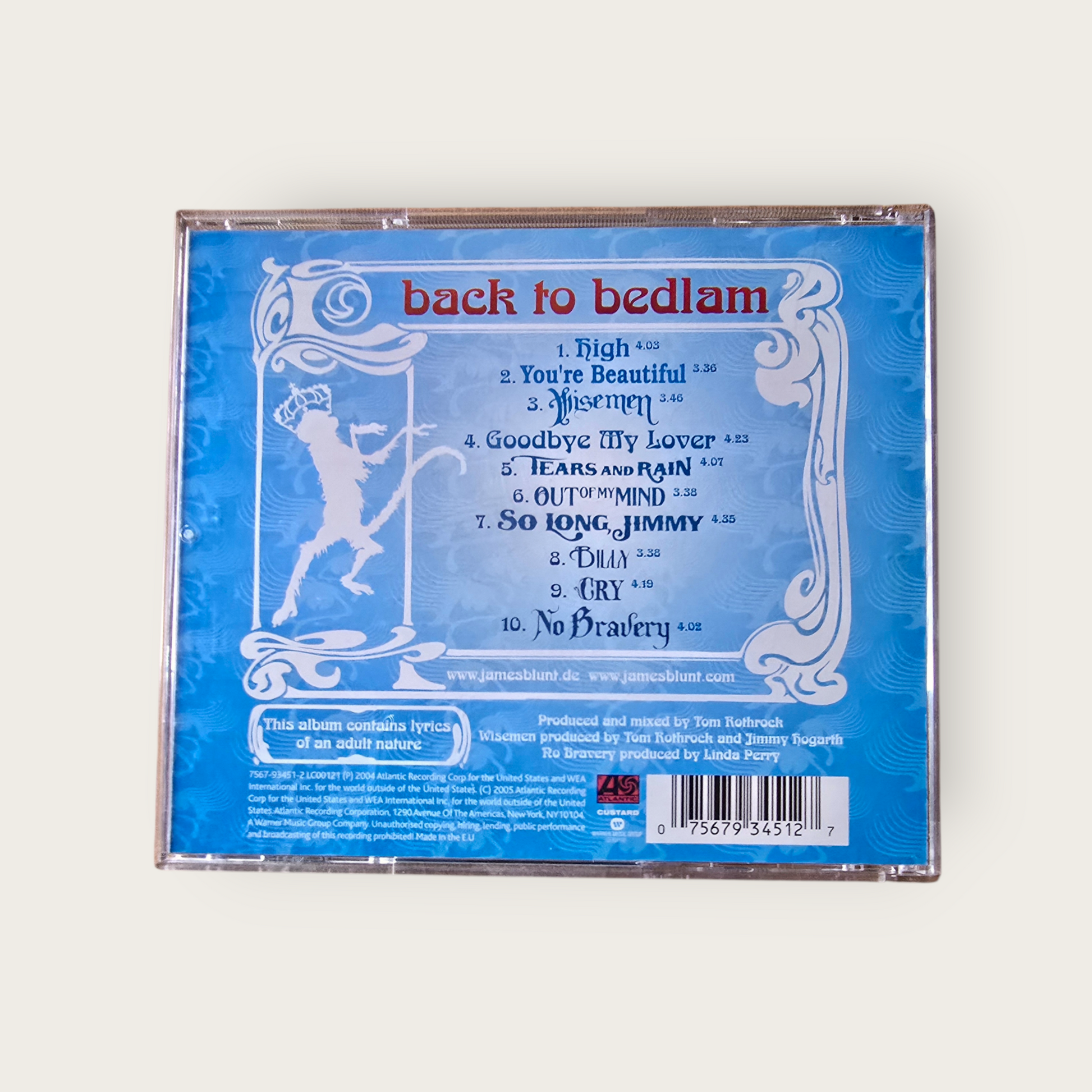 Back To Bedlam von James Blunt (CD, 2005)