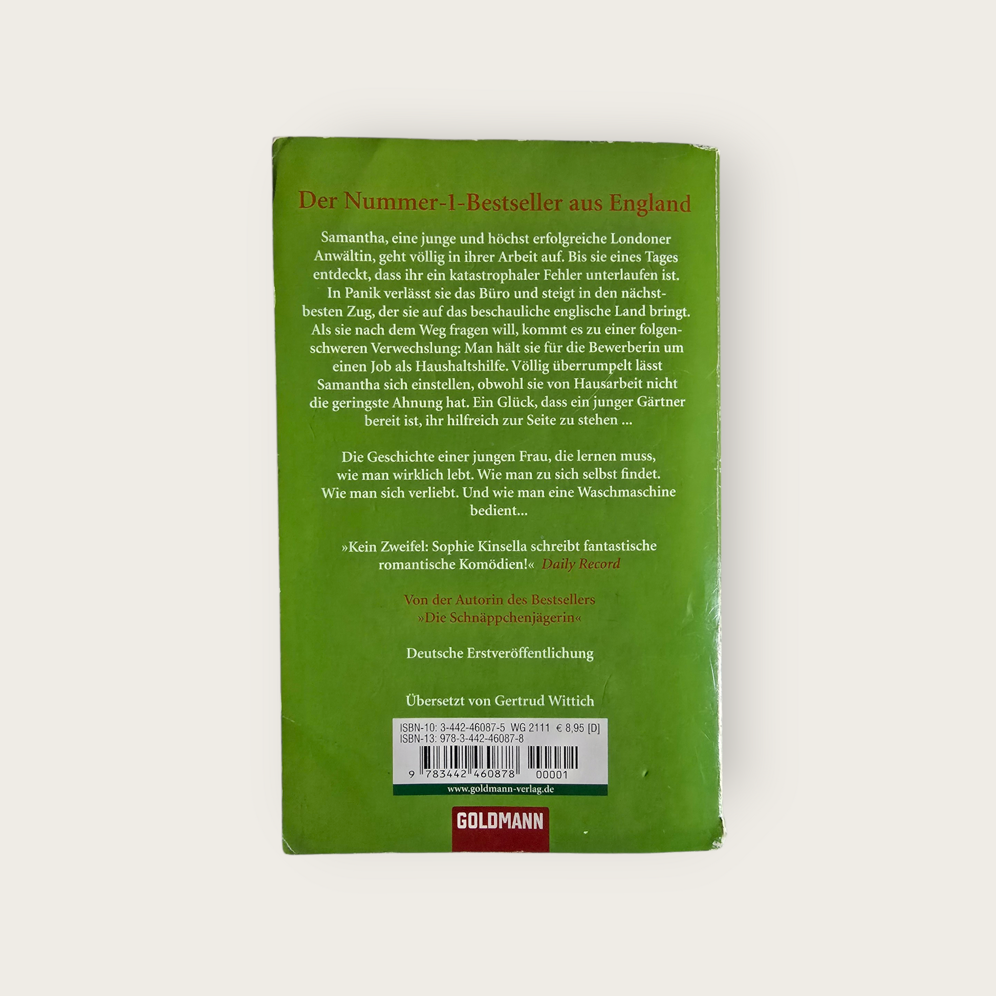 Buch Göttin in Gummistiefeln S. Kinsella (2006) zu verschenken