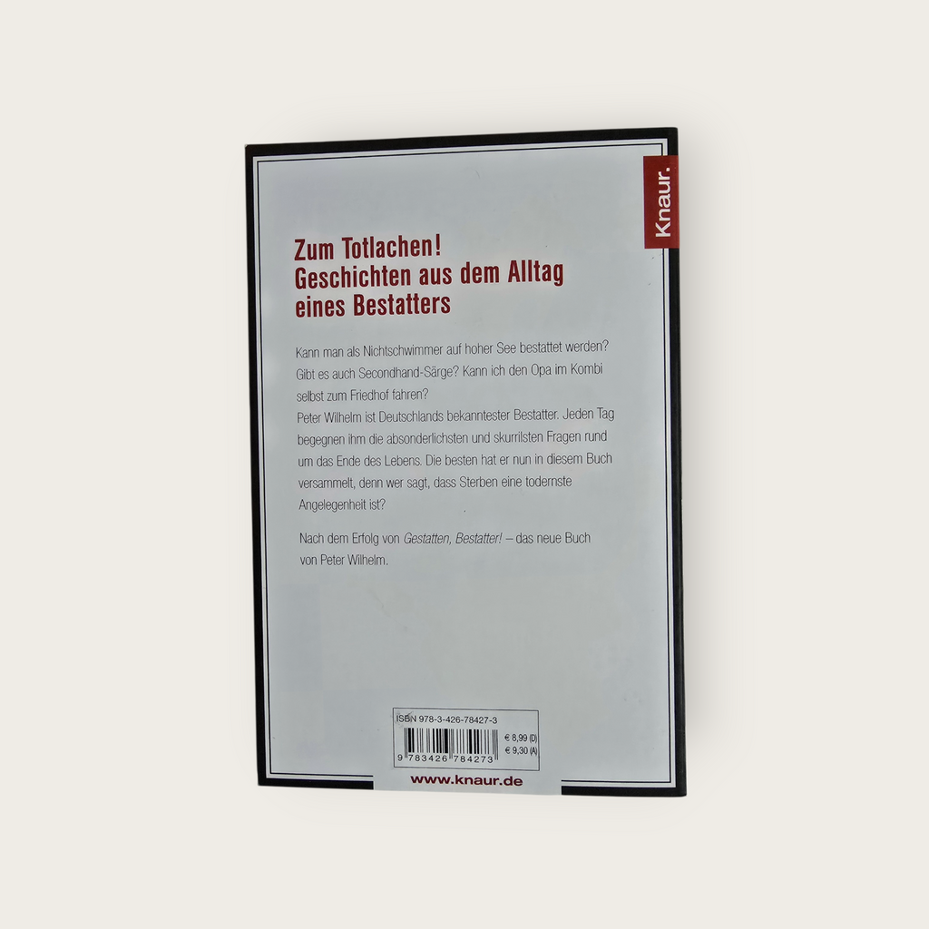 Buch Darf ich meine Oma selbst verbrennen?  P. Wilhelm (2011) zu verschenken