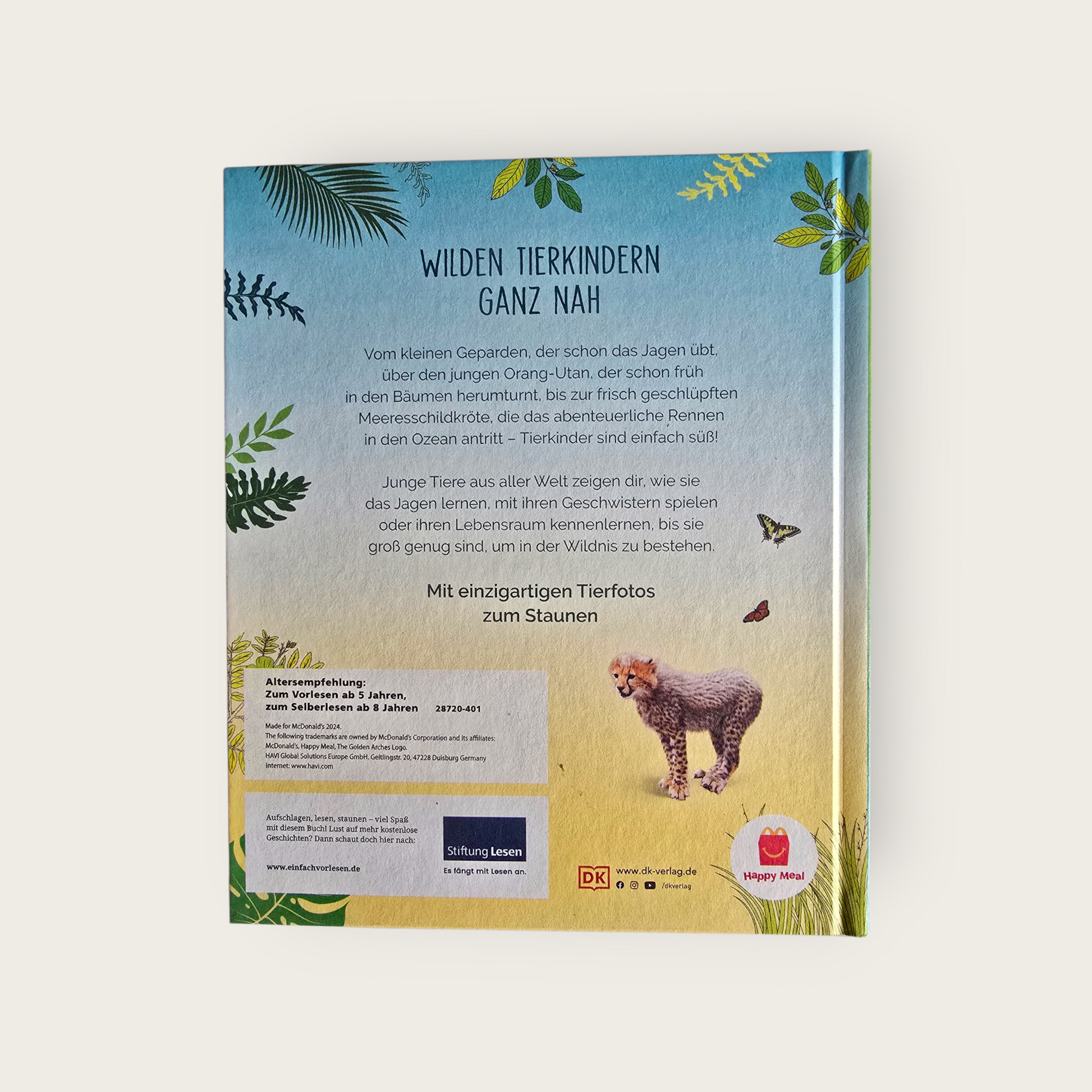 Buch MC Donalds Happy Meal Sonderausgabe Tierkinder der Wildnis
