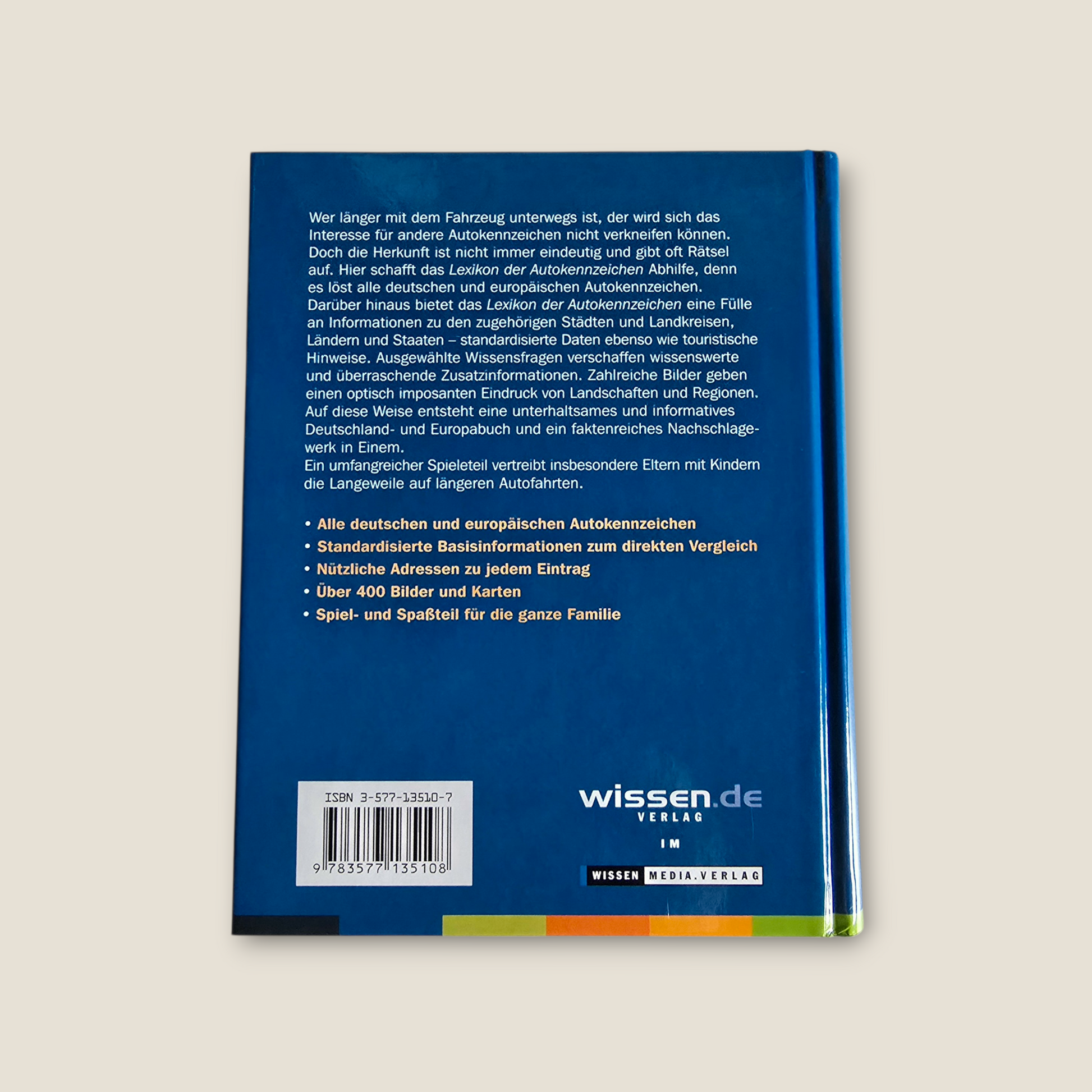 Buch Lexikon der Auto- Kennzeichen (2003)