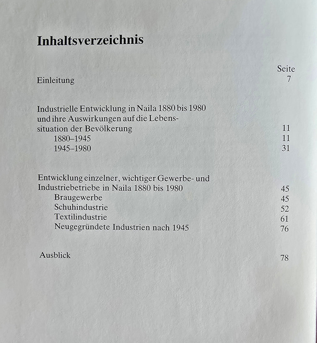 Buch  Naila und seine Industrie im Wandel B. Friedrich (1985)