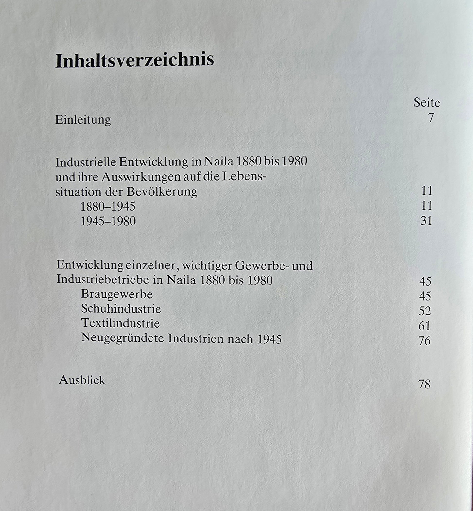 Buch  Naila und seine Industrie im Wandel B. Friedrich (1985)