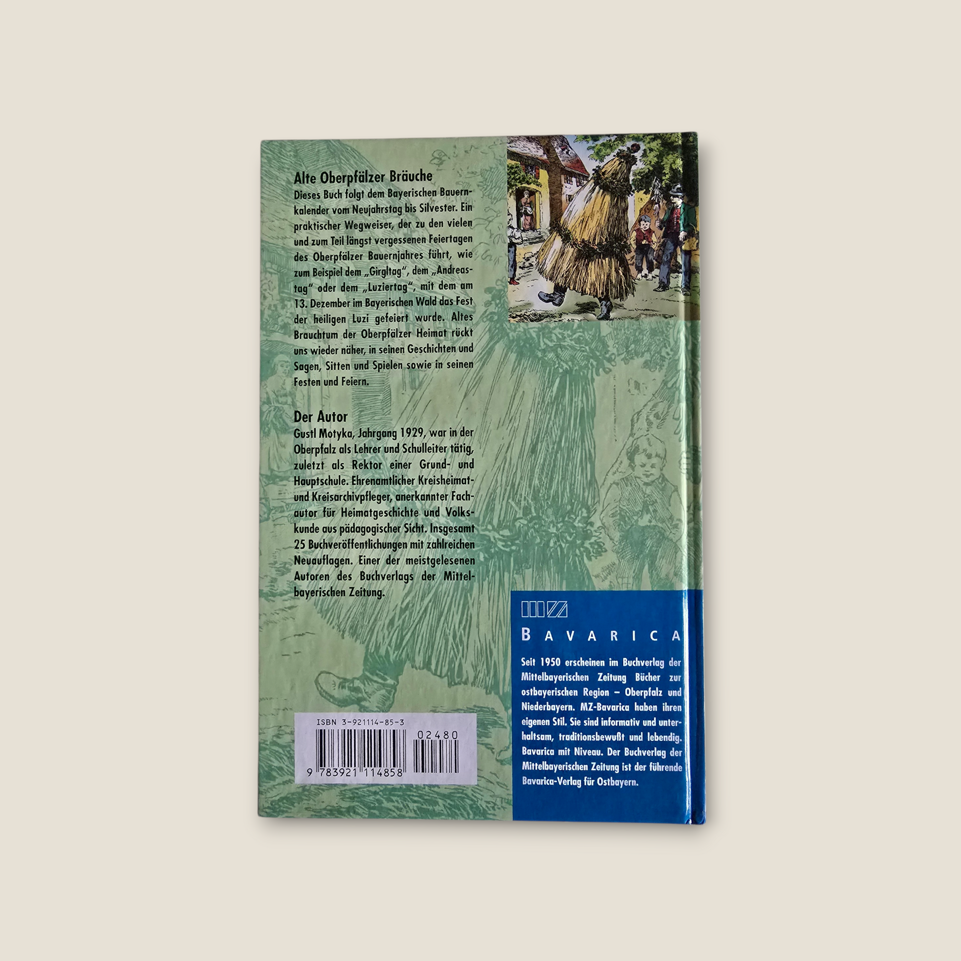 Buch  Alte Oberpfälzer Bräuche G. Motyka