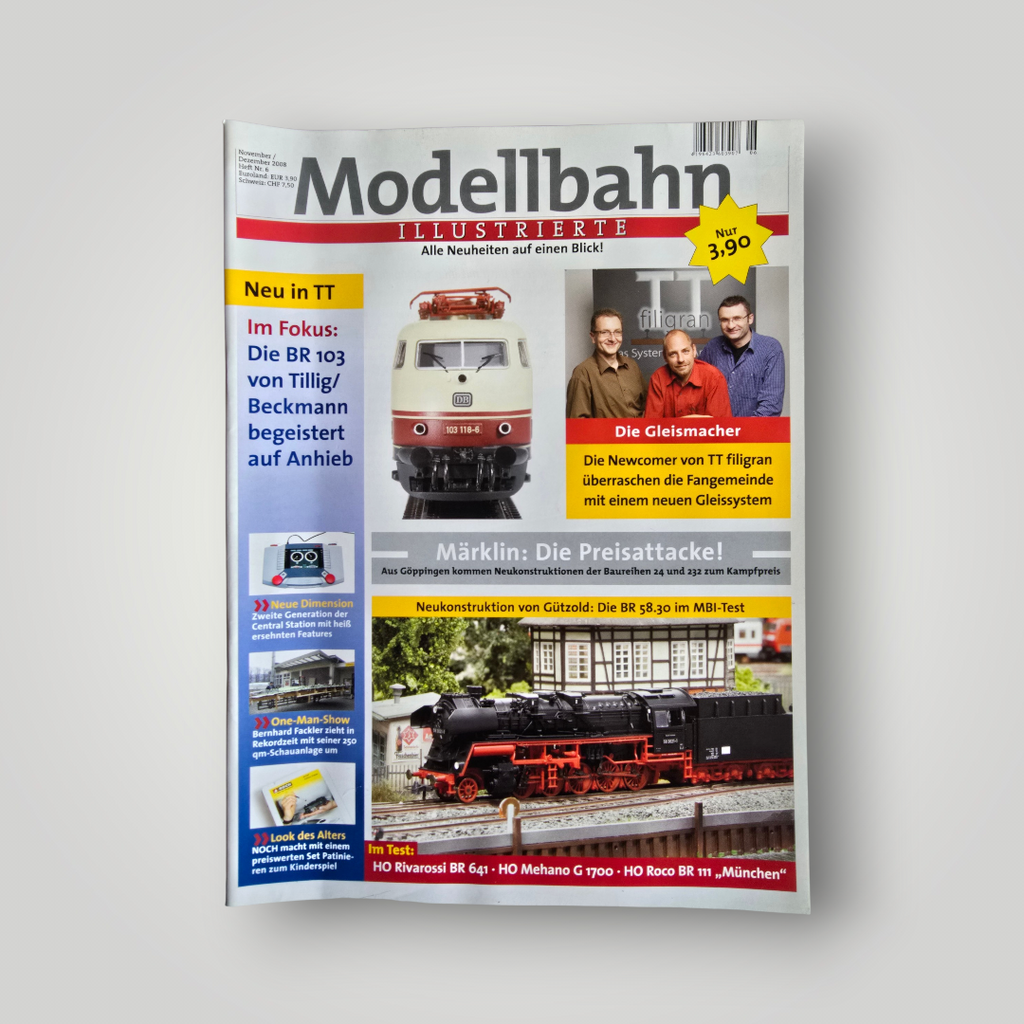 Zeitschrift Modellbahn Illustrierte November/ Dezember 2008