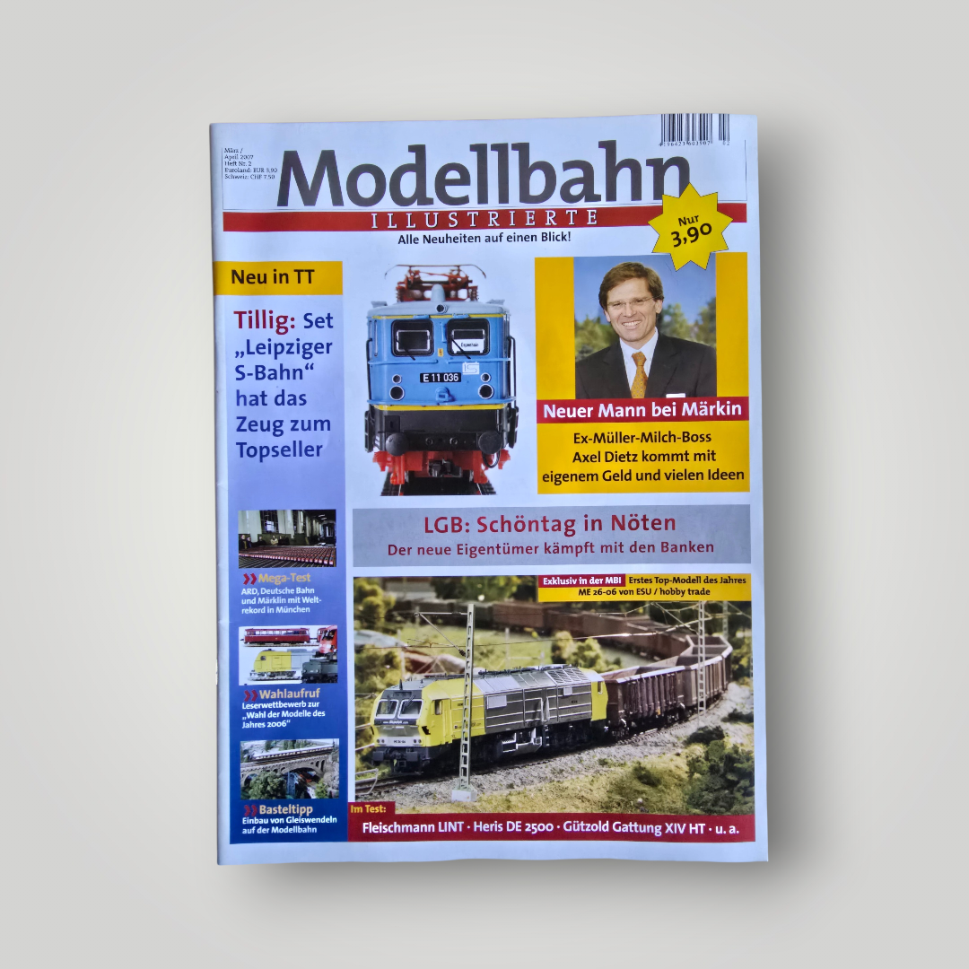 Zeitschrift Modellbahn Illustrierte März/ April 2007