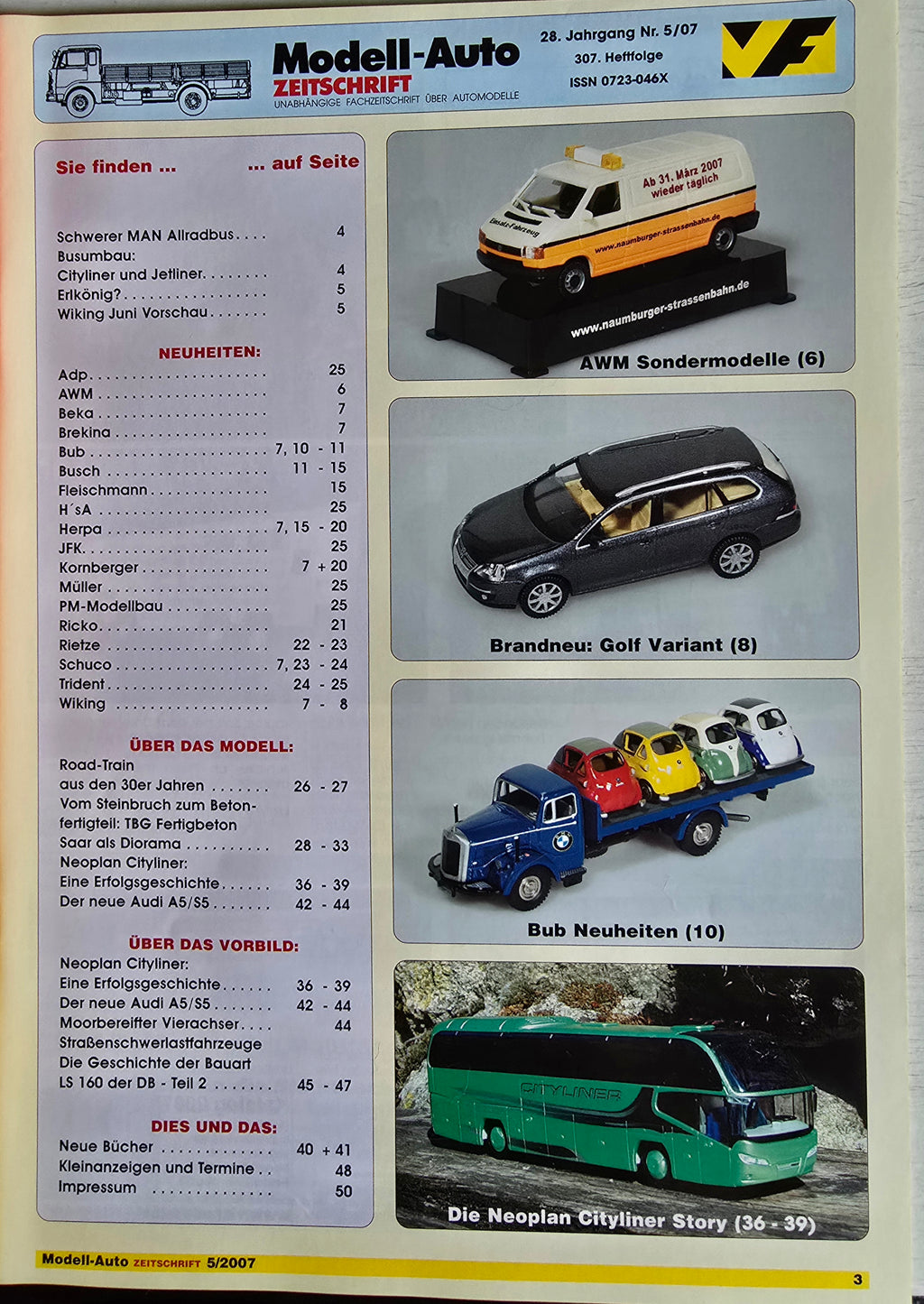 Zeitschrift Modell-Auto 05/07