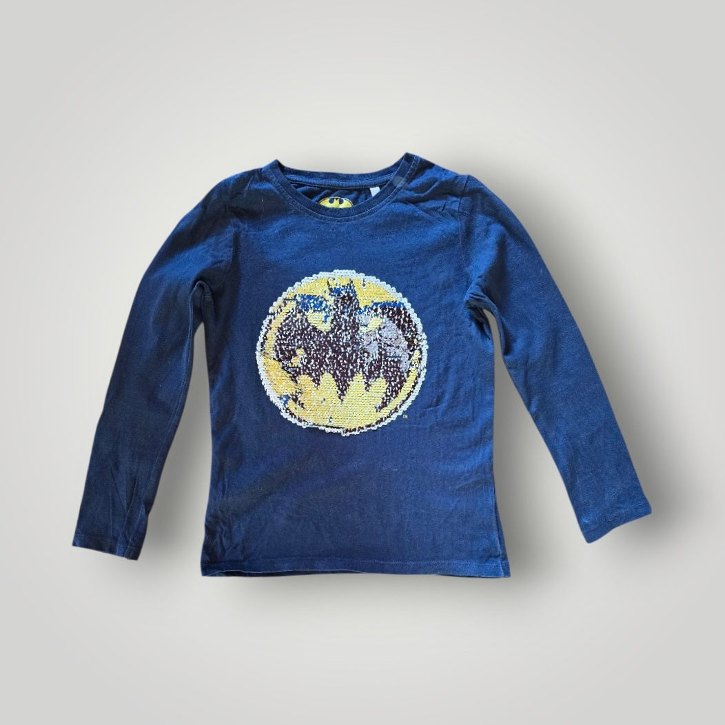 Batman Pulli mit Wende-Pailletten Gr.128