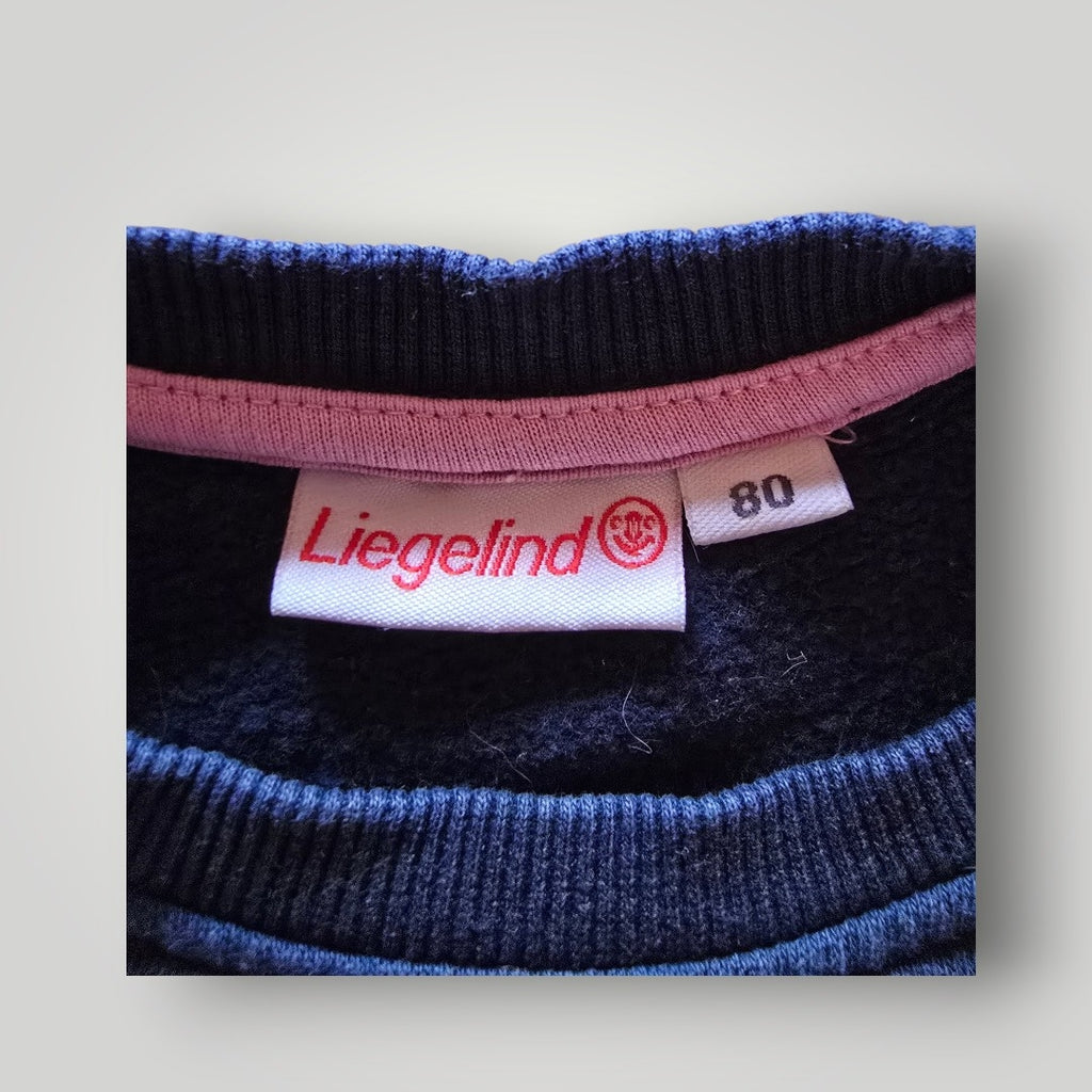 Liegelind Mädchen Pulli mit Happy Aufdruck Gr.80