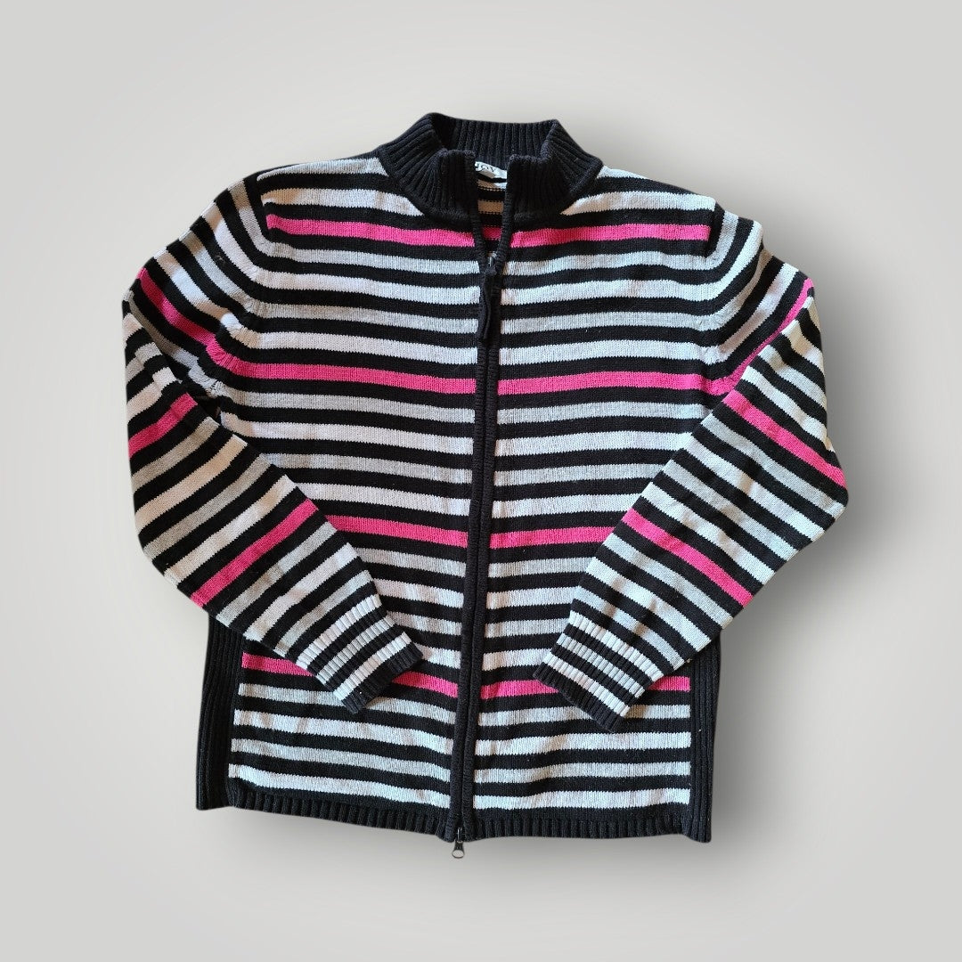 Joy Damen Strickjacke gestreift Gr.40