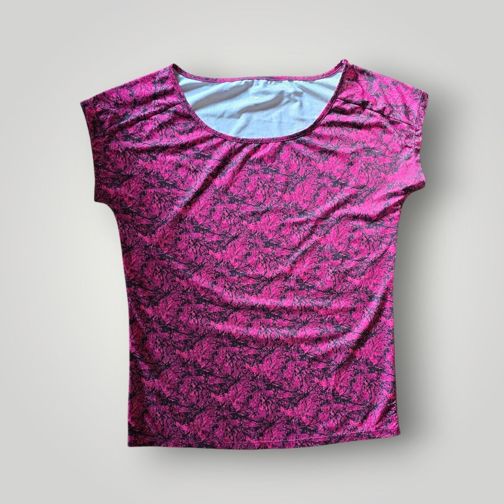 Crane Damen Sport T-Shirt gemustert Gr.36