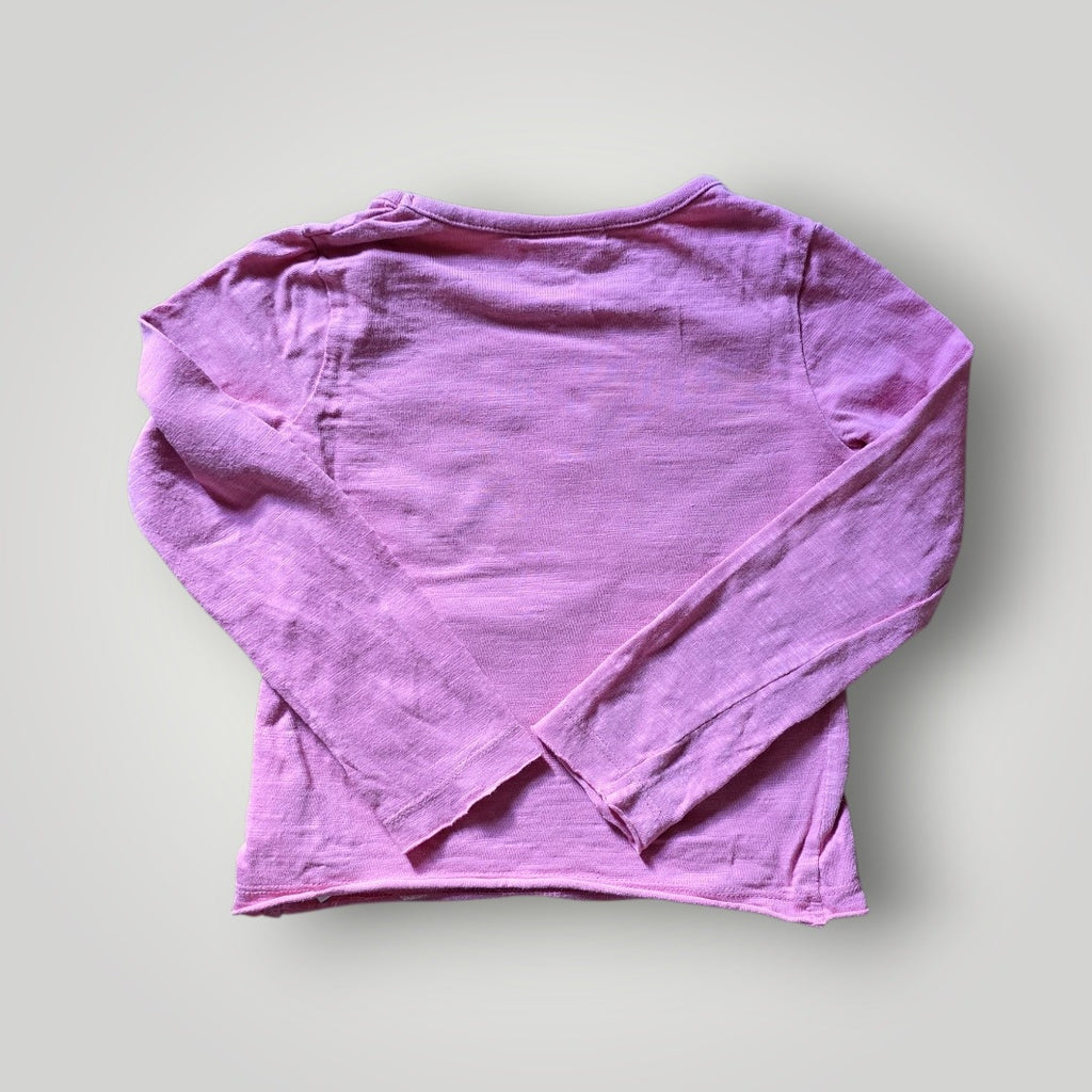 Cherokee Mädchen Shirt rosa mit buntem Aufdruck und Stickerei Gr. 86/92