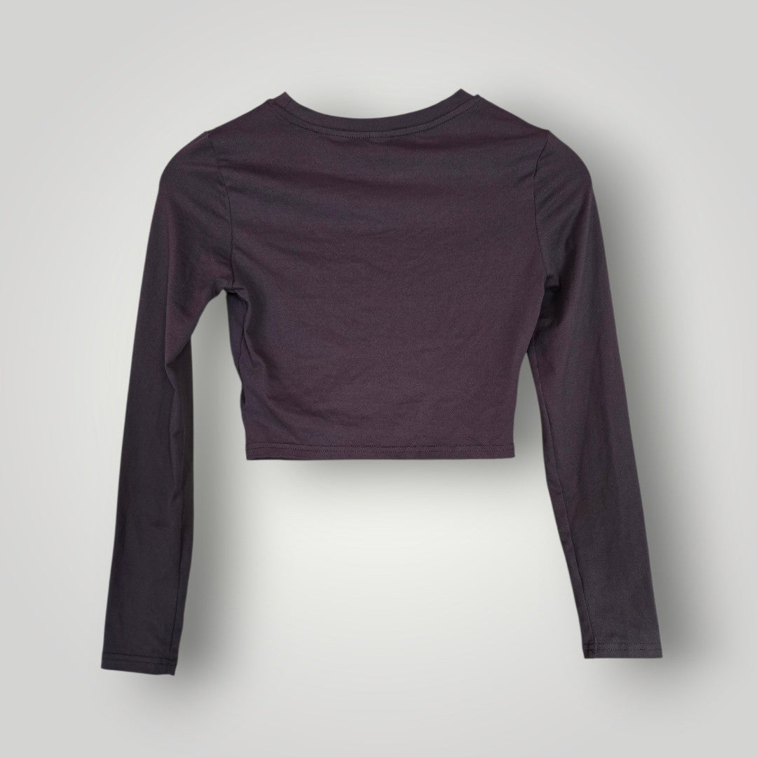 Shein Damen Kurzpulli dunkelgrau Gr. 34