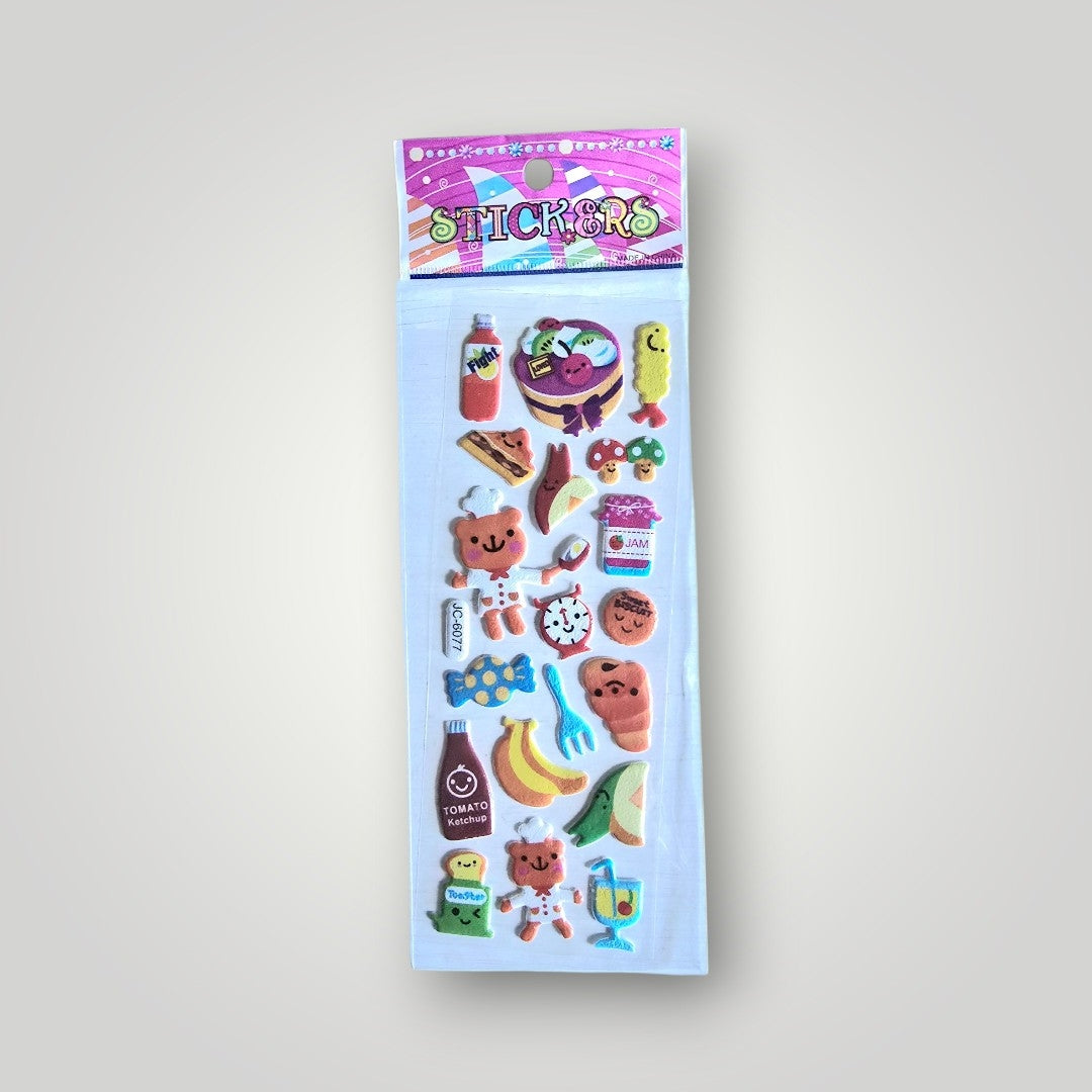 Stickers Lebensmittel Set 1 OVP