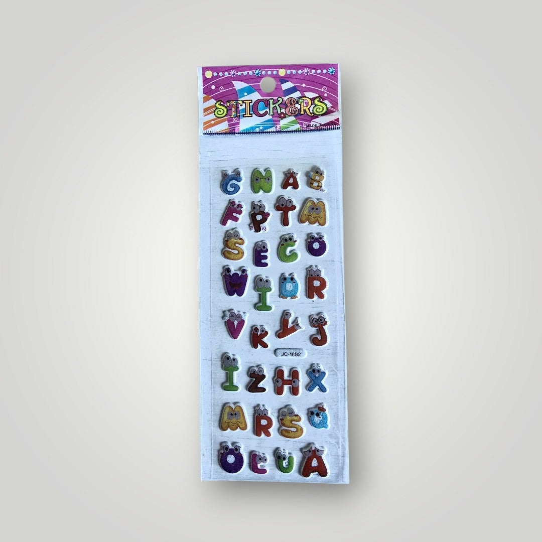 Stickers Buchstaben OVP