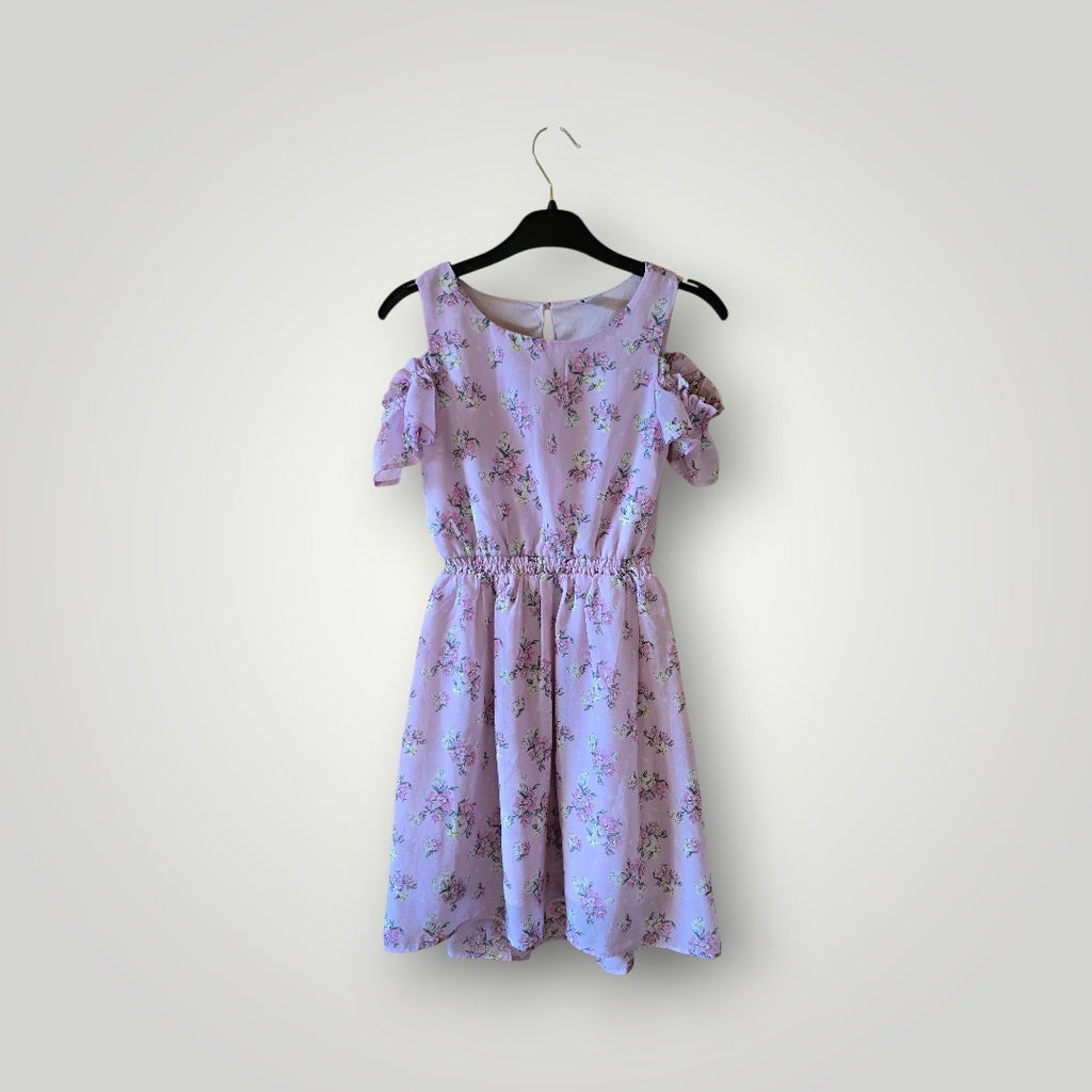 Dopodopo Mädchen Chiffon Kleid Gr. 128