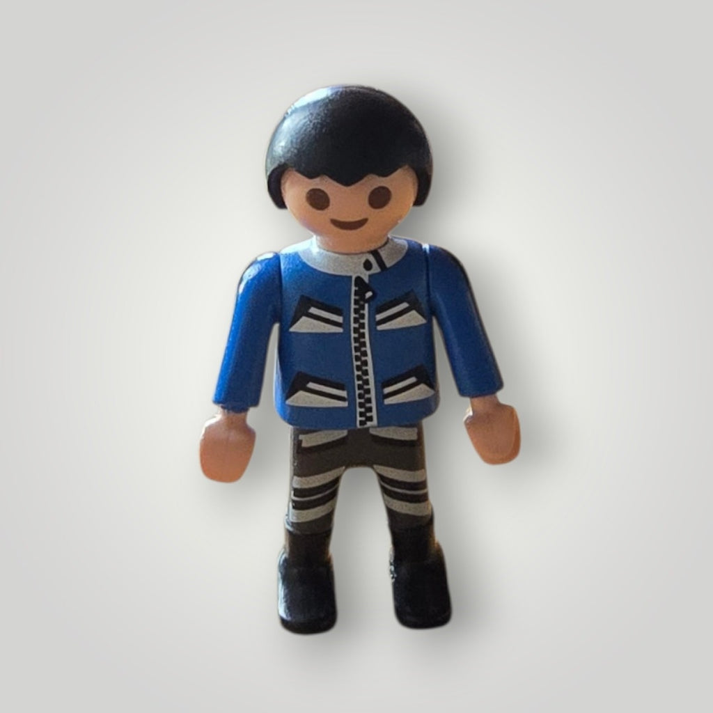 Playmobil Figur Junge in Motorrad Kleidung 30103190 (2014)