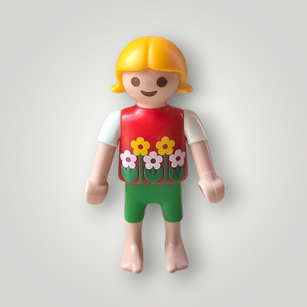 Playmobil Figur Mädchen mit Blumen Motiv 30111750/4347 (2008)