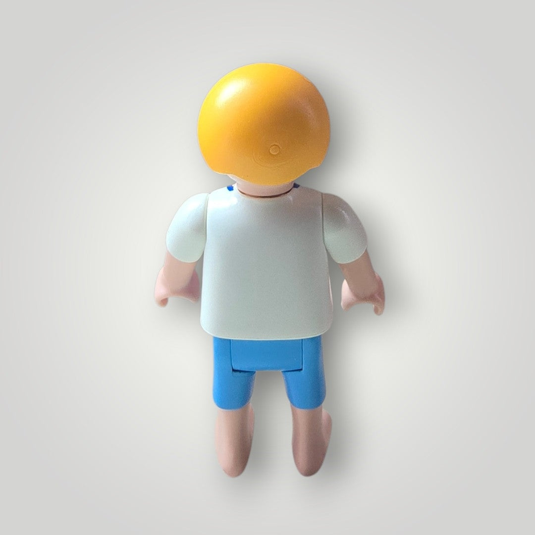 Playmobil Figur Junge mit Fisch Motiv Oberteil 30102510/4149 (2010)