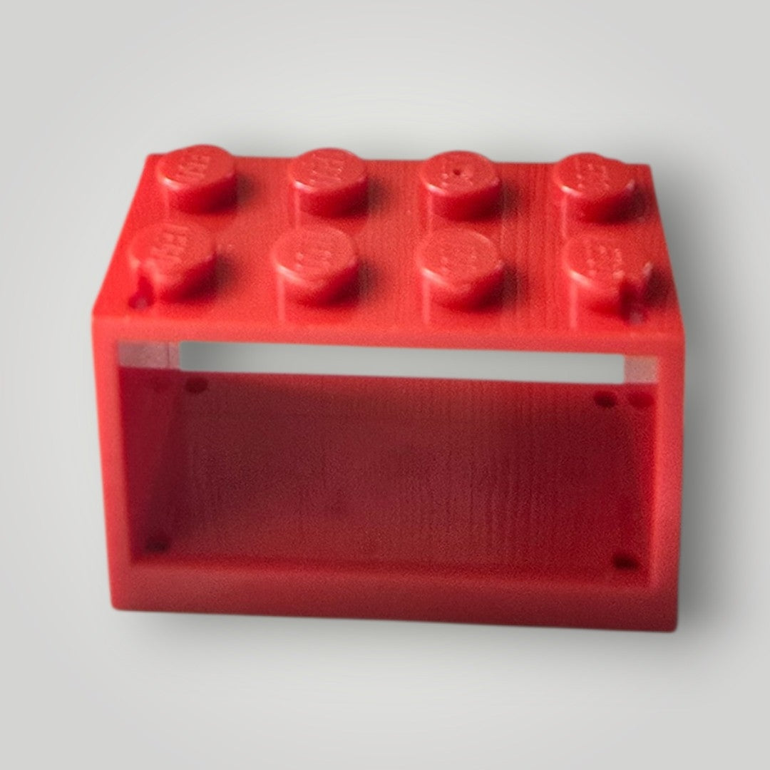 Lego Schlauchhalter rot mit Autobahnmotiv 4209