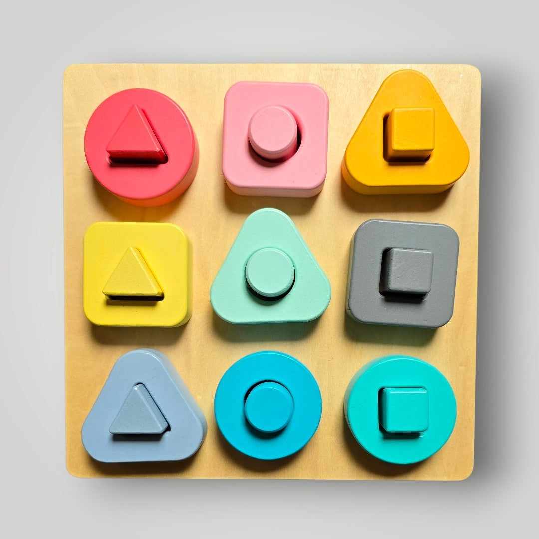 Kuniboo Steckpuzzle aus Holz 19 tlg.