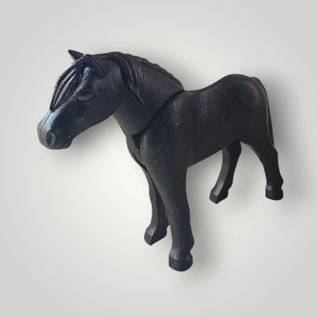 Playmobil Tier Pony schwarz 30669482/6256 (2010)