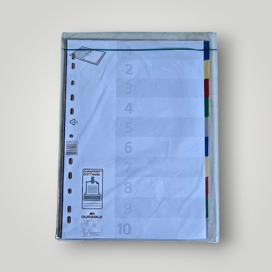 Durable Register PP 10tlg. OVP