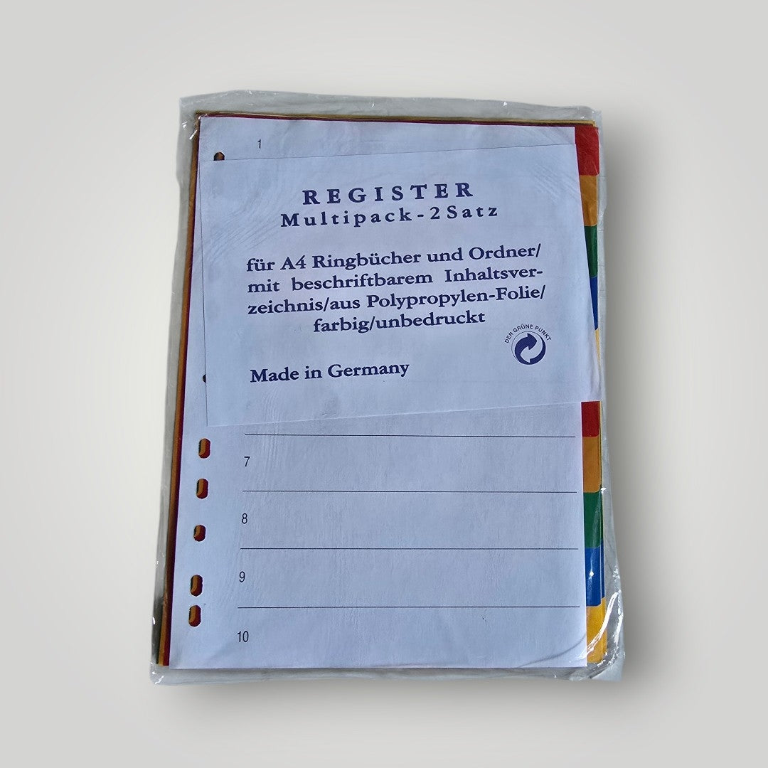 Register ( Norma) Multipack OVP