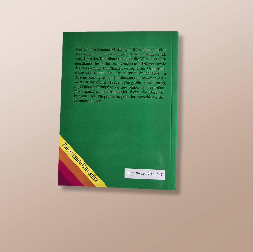 Buch So pflegt man Zimmerpflanzen R. Grounds (1984)