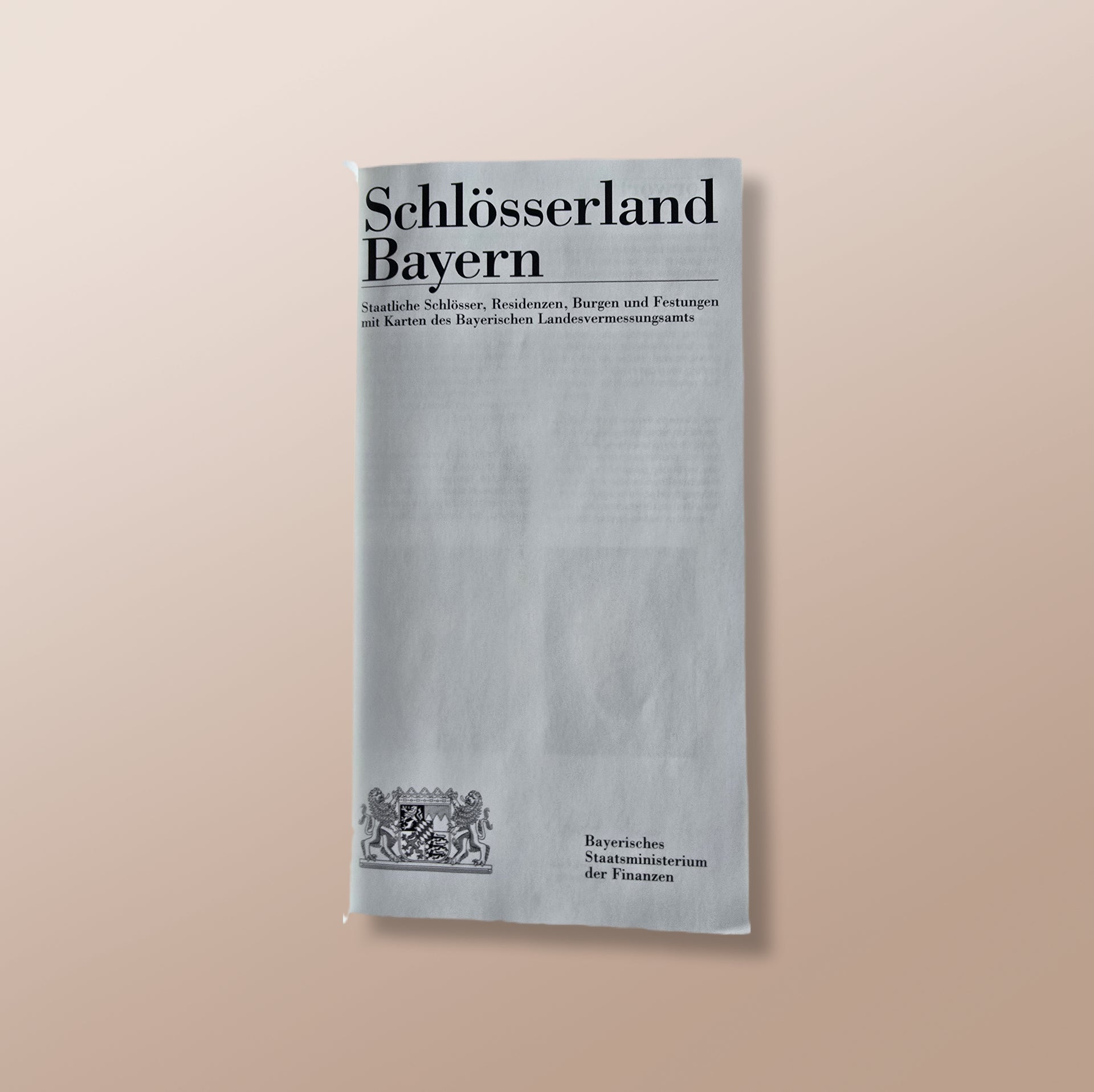 Buch Schlösserland Bayern