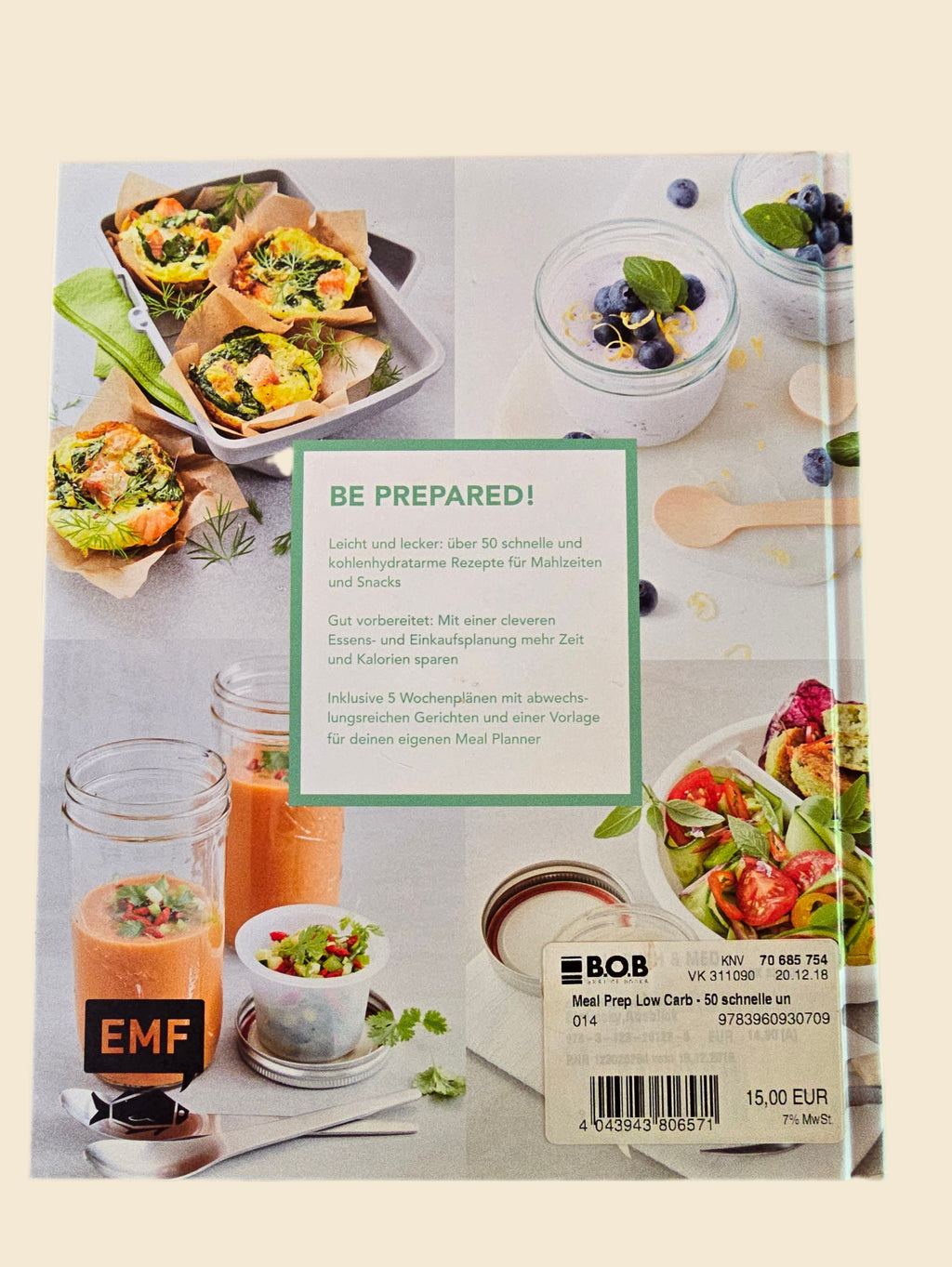 Buch MEAL PREP  Low Carb (2018)