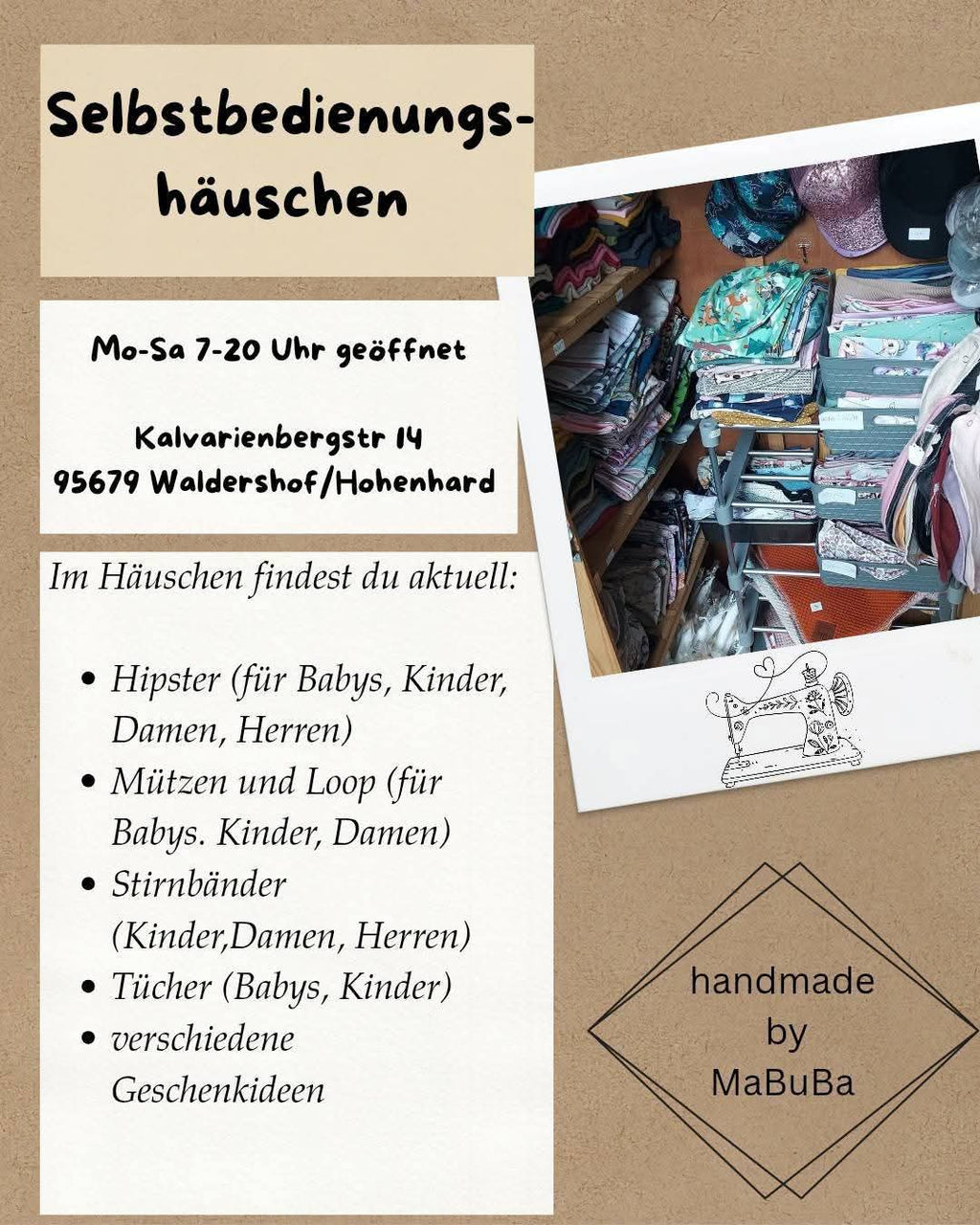 Selbstbedienungs Häußchen  Waldershof
