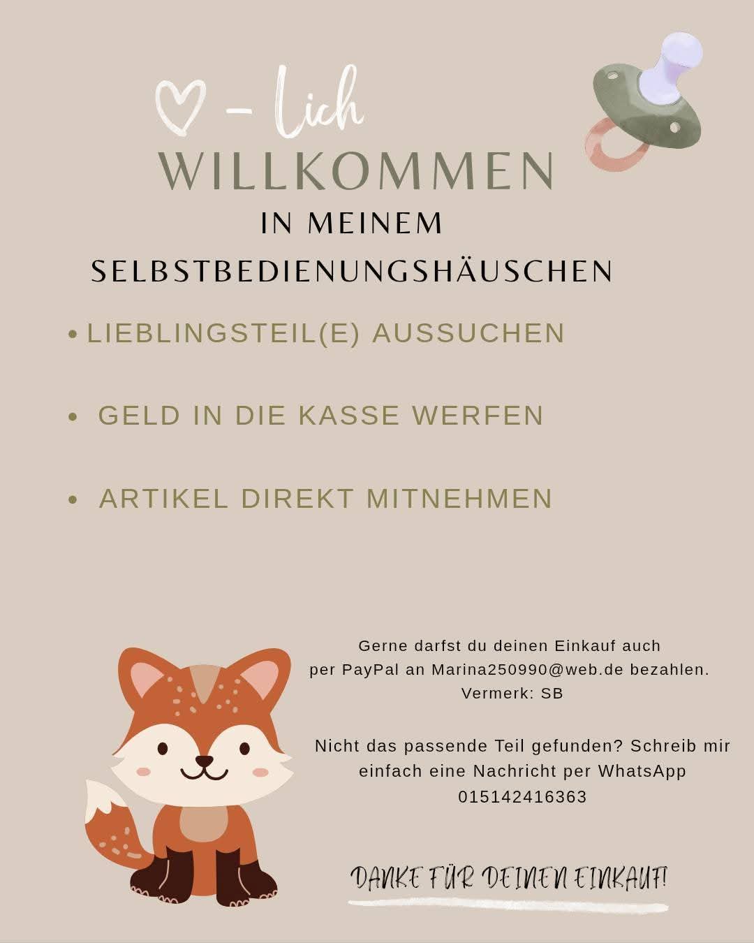 Selbstbedienungs Häußchen  Waldershof