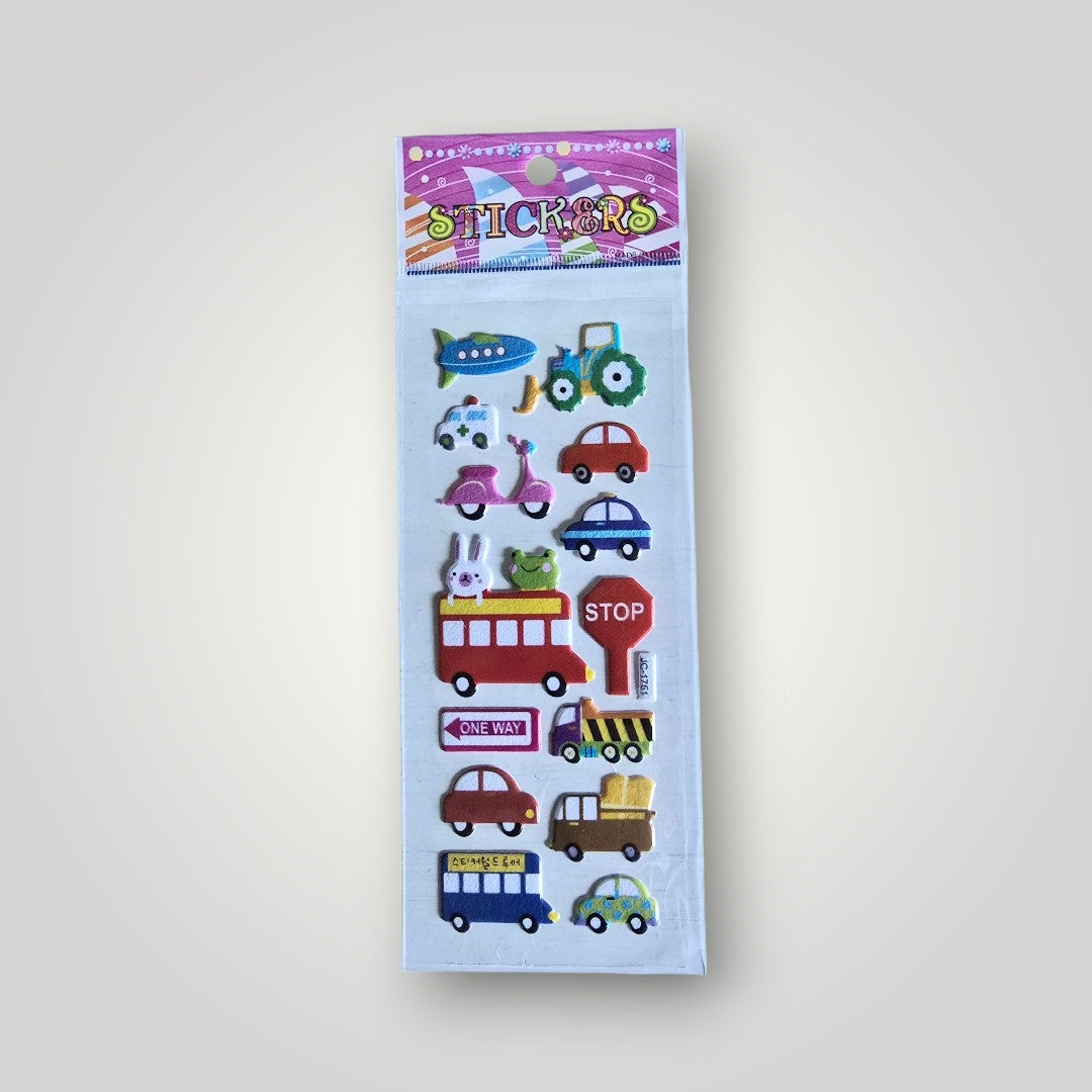 Stickers Fahrzeuge Set 4 OVP