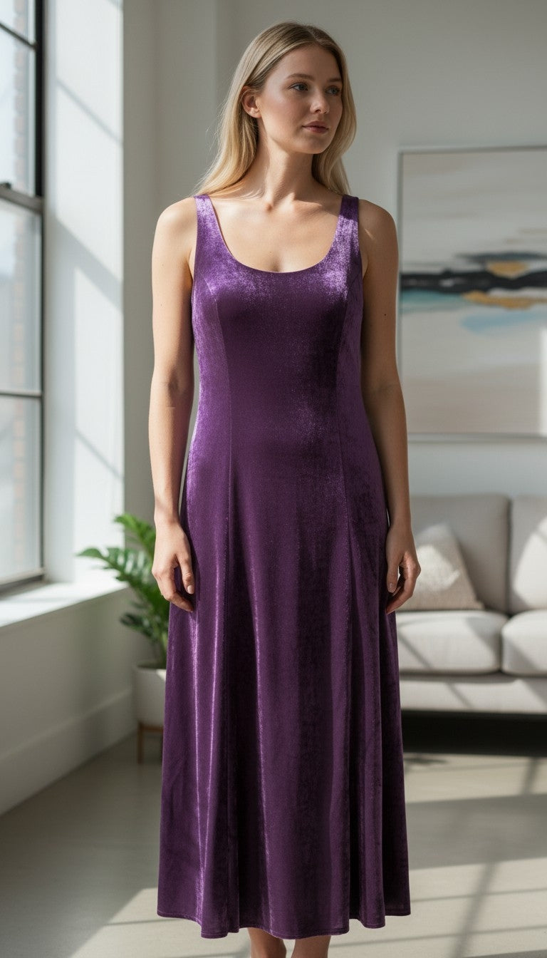 Chou Chou Damen Abendkleid lila /schimmert Gr. 44