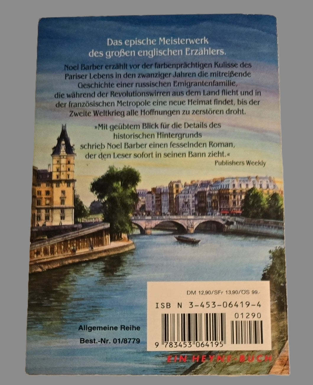 Taschenbuch Noel Barber Pariser Jahre