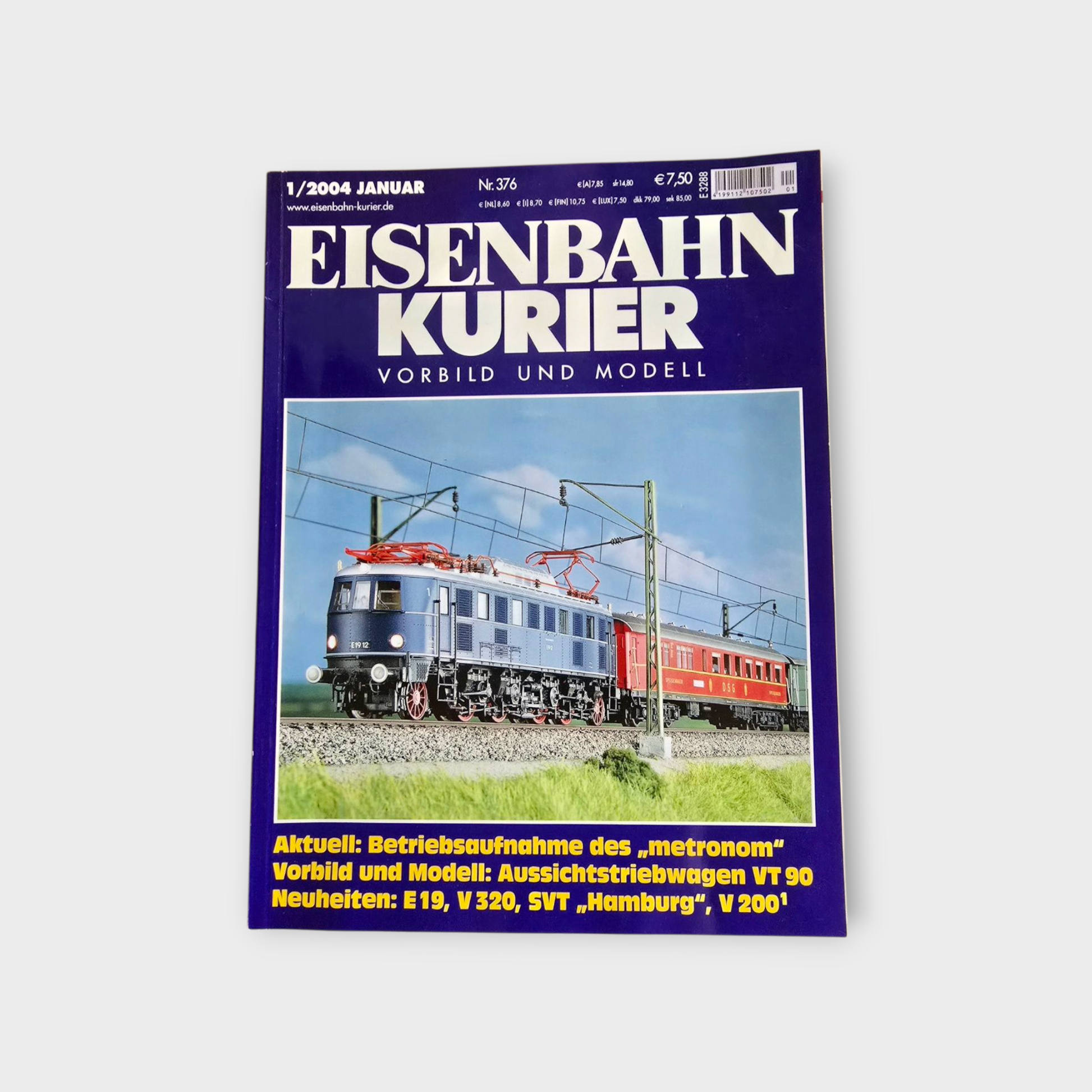Zeitschrift Eisenbahn Kurier Nr. 376 1/2004