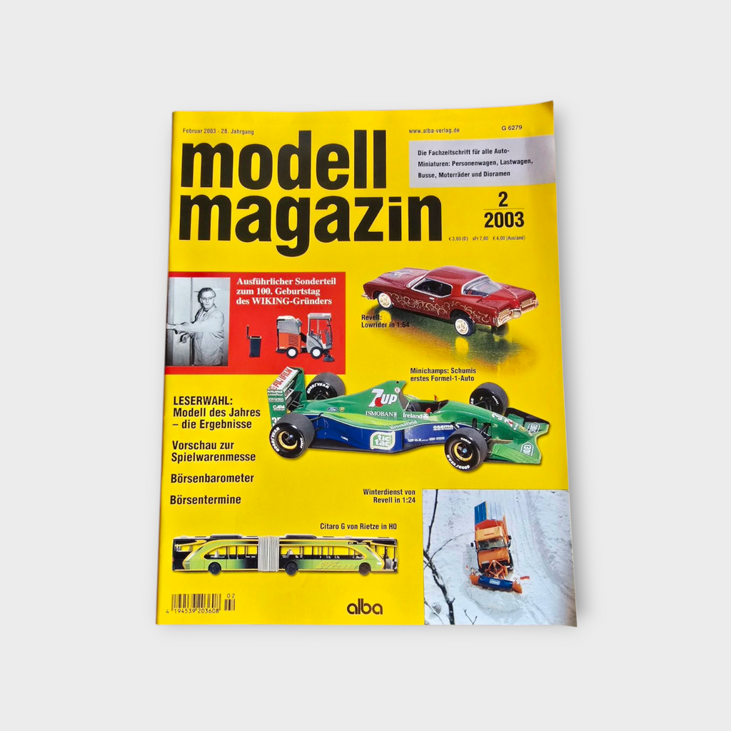 Zeitschrift Modell Magazin 02/2003