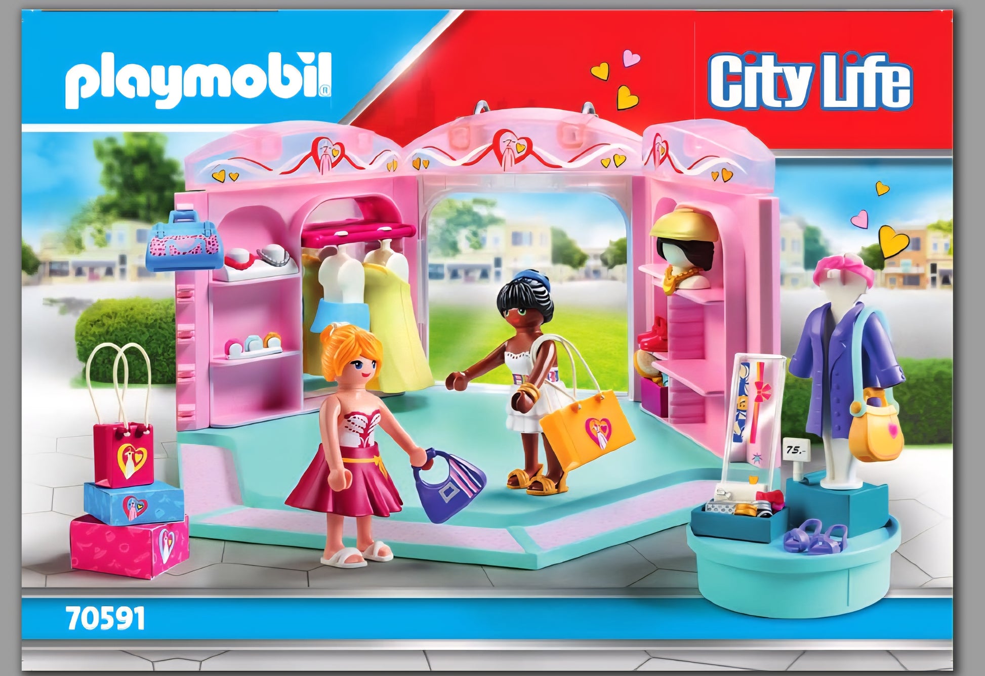 Playmobil Fashion Store Dach 2x 70591/30092273