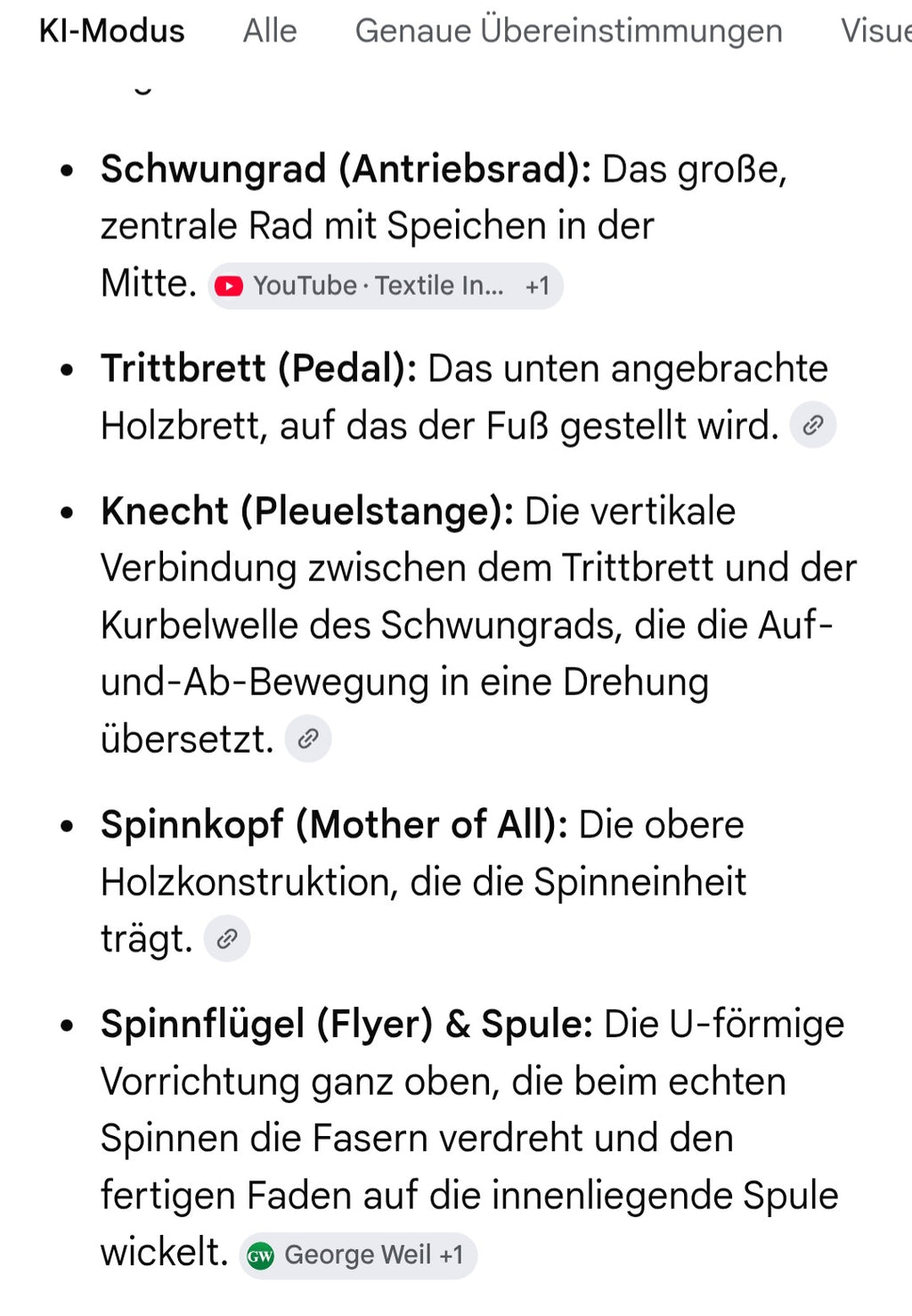 Deko Spinnrad funktionsfähig