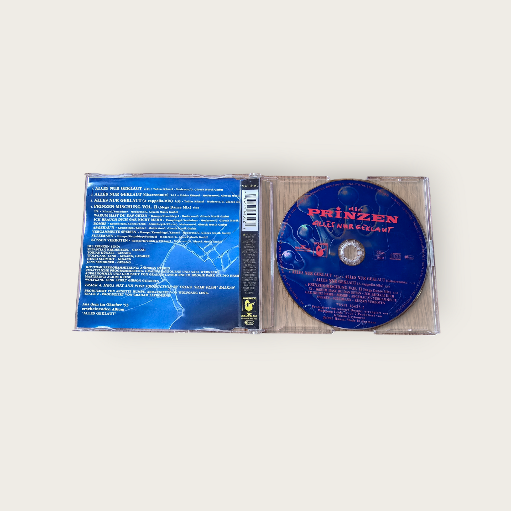 Maxi CD  Die Prinzen Alles nur geklaut