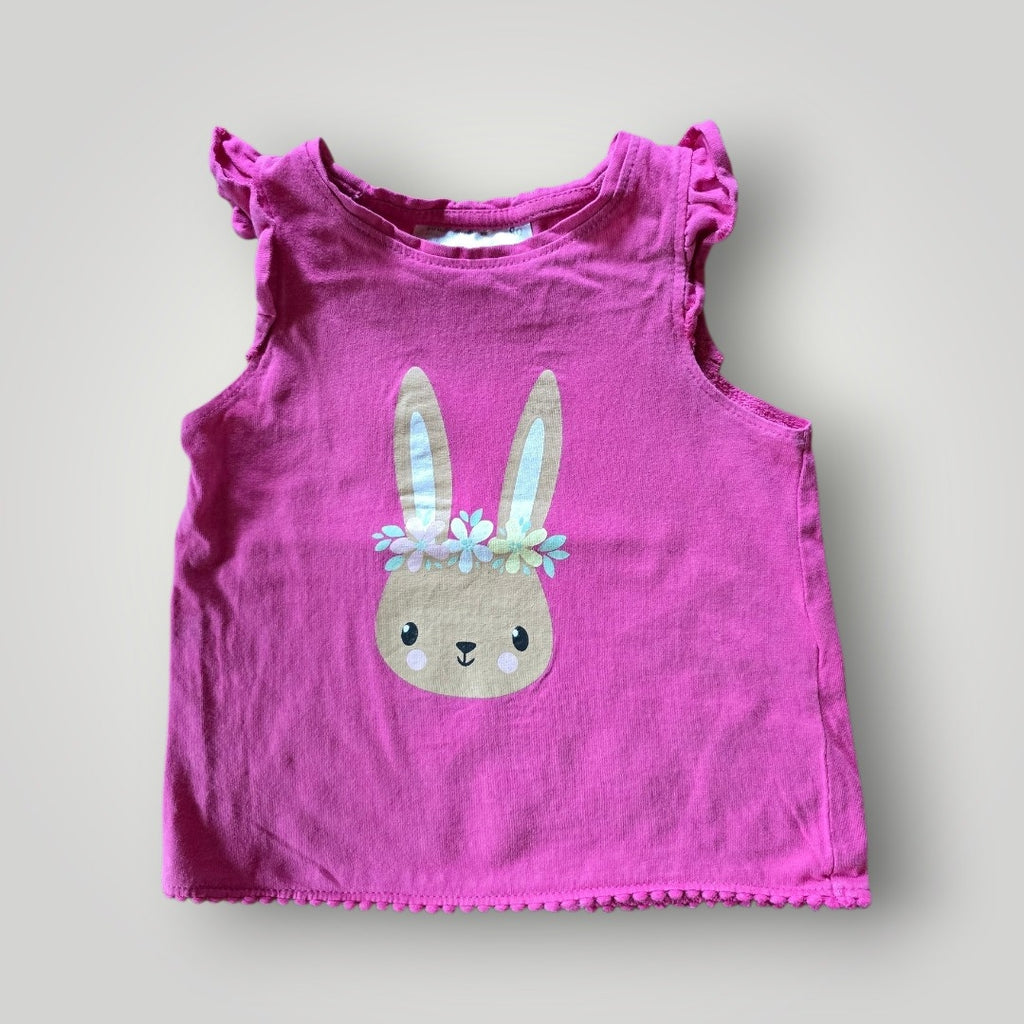 Ergee Mädchen Top Pink mit Häßchen Motiv Gr.80
